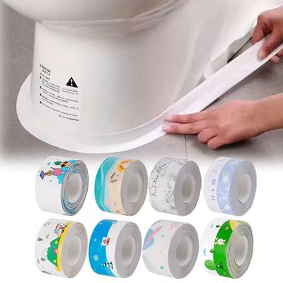 PVC Caulk Tape 3.2m/Roll Kitchen Sealant Strip Professional Shower Tile Sealer  Home Use