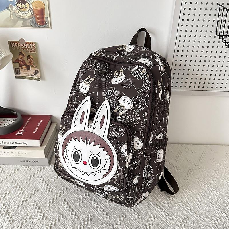 

Осень Новые Популярные Lafufu Детские Школьные Рюкзаки для Учеников 1-3-6 Классов Начальной Школы Высокой Вместимости Водонепроницаемая Сумка для Книг Рюкзак для Старшеклассницы Милый Рюкзак кофейный