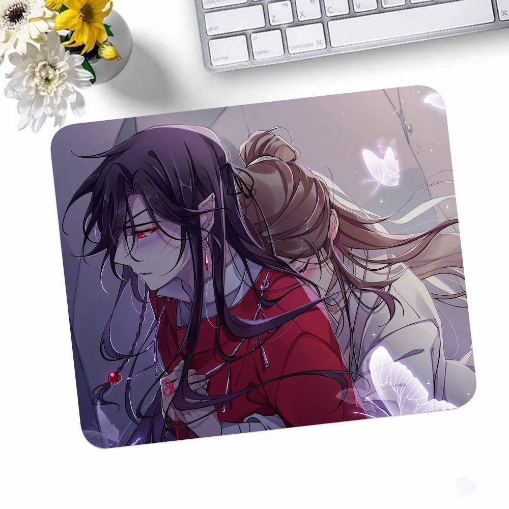 Heaven Officials Blessing Anime Mousepad Small LockEdge Mouse Pad For Gamers Computer Desk Pad Rectangular Anti-slip Rubber