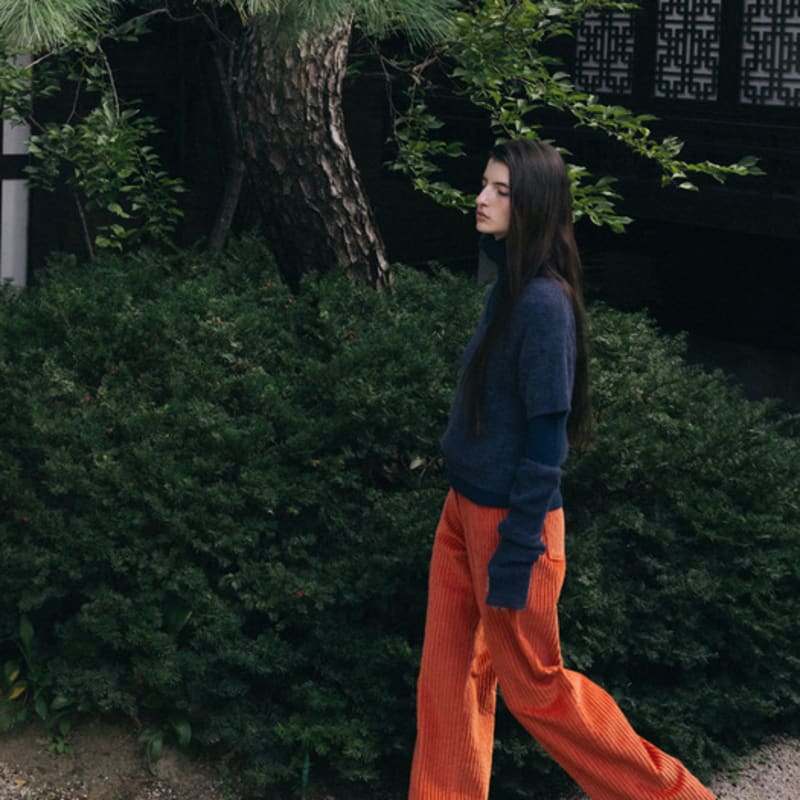 RRACE Loosefit Arm Warmer_Dusty Blue