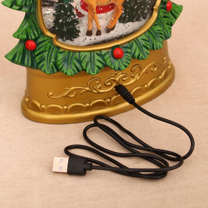 LED Musical Christmas Tree Desktop Adornment With Festal Melodies And Safe PVC Matter For Vacation Home Party Deck