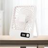 USB Desk Fan 5 Speed Modes Stable Kickstand Quiet USB Small Desk Fan for Family School