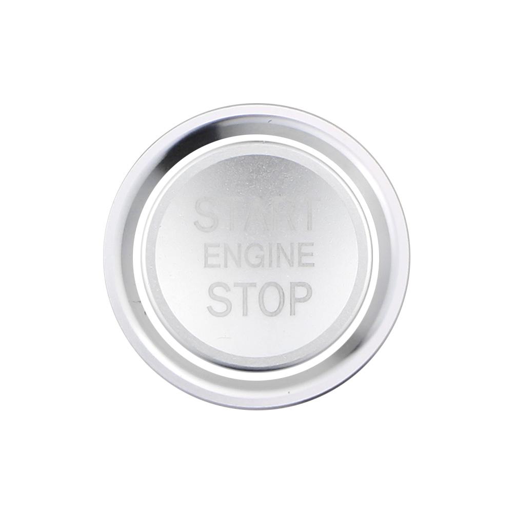 Aluminum Alloy Car Engine Start Stop Ignition Button Ring Cover Sticker for Peugeot 5008 3008 408 508 2008 308 4008 Accessories