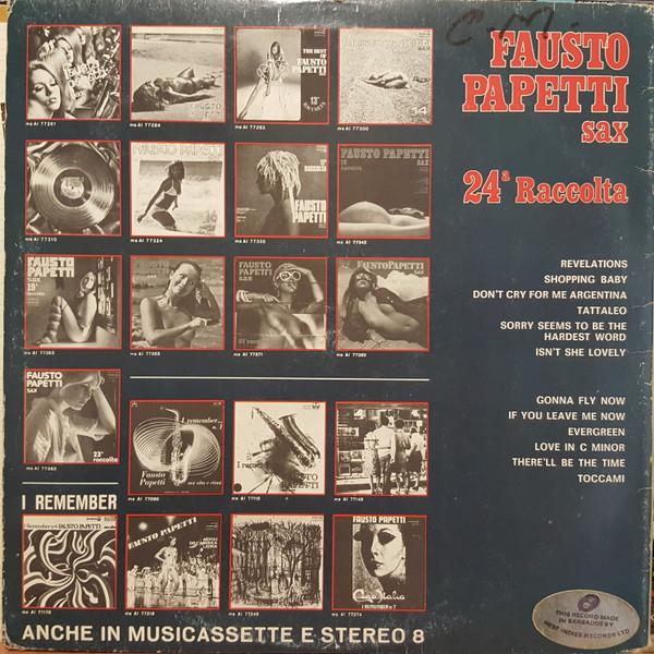 

LP Record FAUSTO PAPETTI 24 Raccolta MSAI77386 Durium 1977 Non Japan Jazz Used