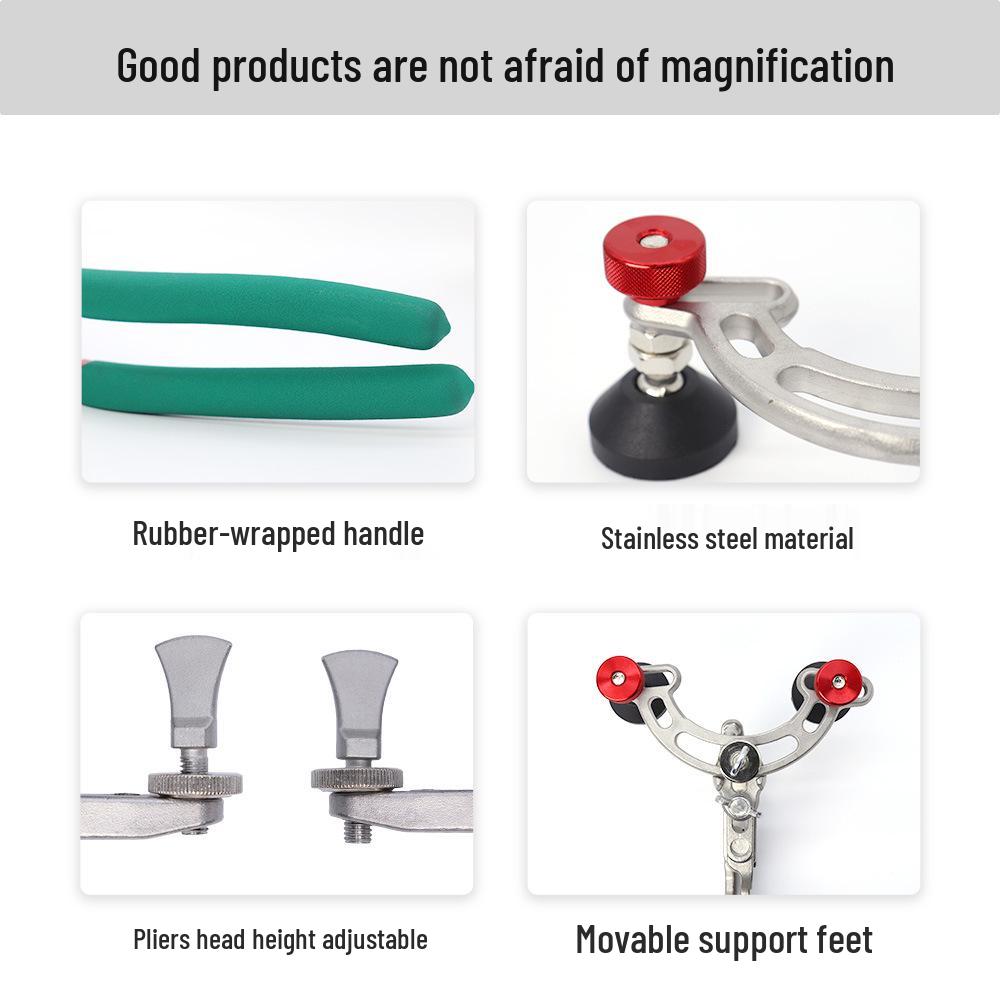 Paintless Dent Repair Bullhorn & Horseshoe Pliers Set
