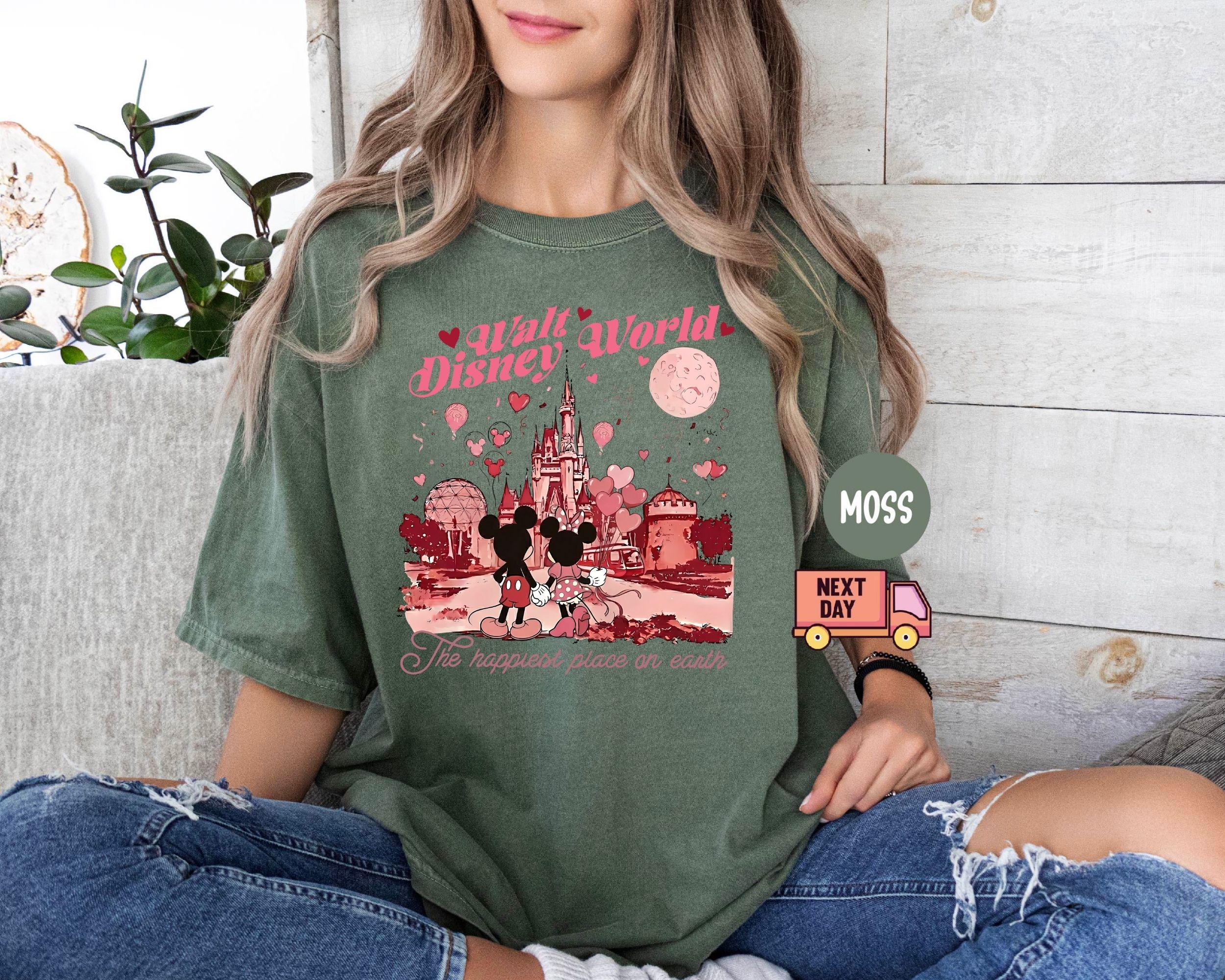 

2026 Summer Valentine Magic Castle Graphic Tshirt Unisex Unisex Cotton Quality Casual Loose Short Sleeve Classic Unisex 4XL