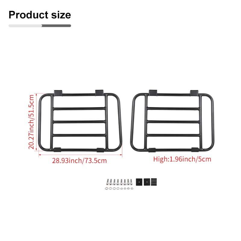 Auto Hinten Fenster Glas Rüstung Zäune Vent Schutz Rahmen Regal Für Suzuki Jimny 2019 Up Auto Statten ( Aluminiumlegierung )