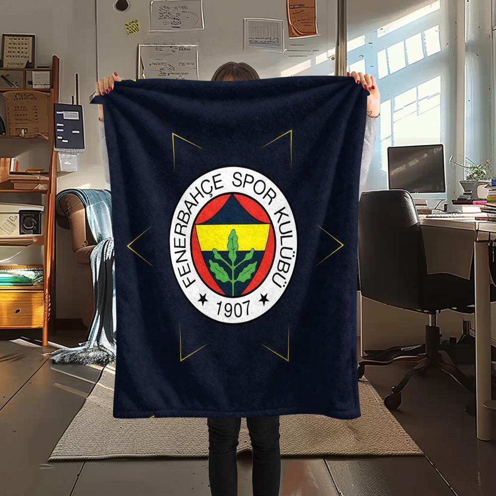 Fenerbahce2 Flannel Blanket, High quality Comfortable for All Seasons, Home Decor, Warmth and Comfort