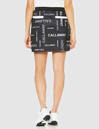 Callaway Women's Cardboard Knit Skirt with All-Over Logo Print / Golf / C22128205 1010_Black SS