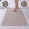 PVC Anti-slip Floor Mat Anti-drop Shower Foot Scrubber Flexible Bathroom Foot Pedal  Washroom