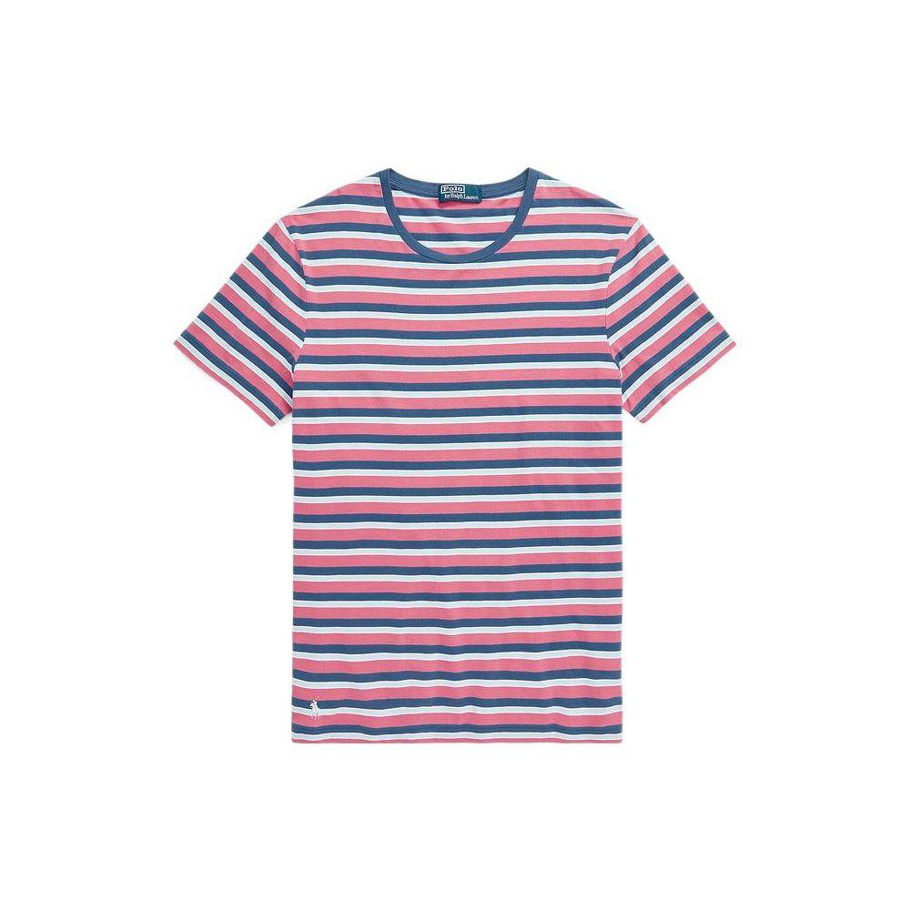 

Polo Ralph Lauren Осень/Зима 22 Поло в полоску с круглым вырезом с коротким рукавом Мужские Топы Фиолетовый MNPOTSH1N821342-610 M