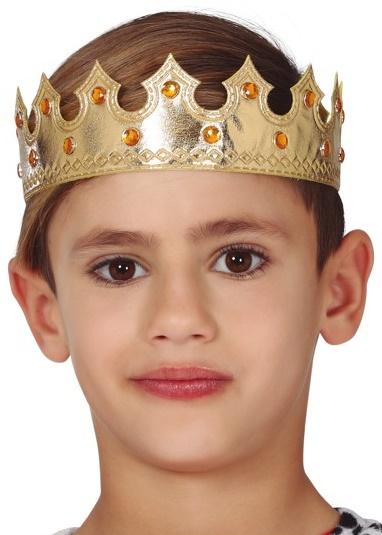 King' Crown Golden Children' Prince Nativity Scene