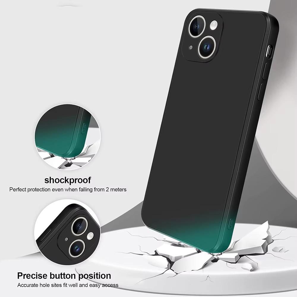 Husă de Telefon TPU Siliconică Rezistentă la Șocuri Pentru Iphone 11 12 13 14 15 16 Pro Max Mini X Xs XR 6 6S 7 8 Plus Husă cu Protecție pentru Lentilă