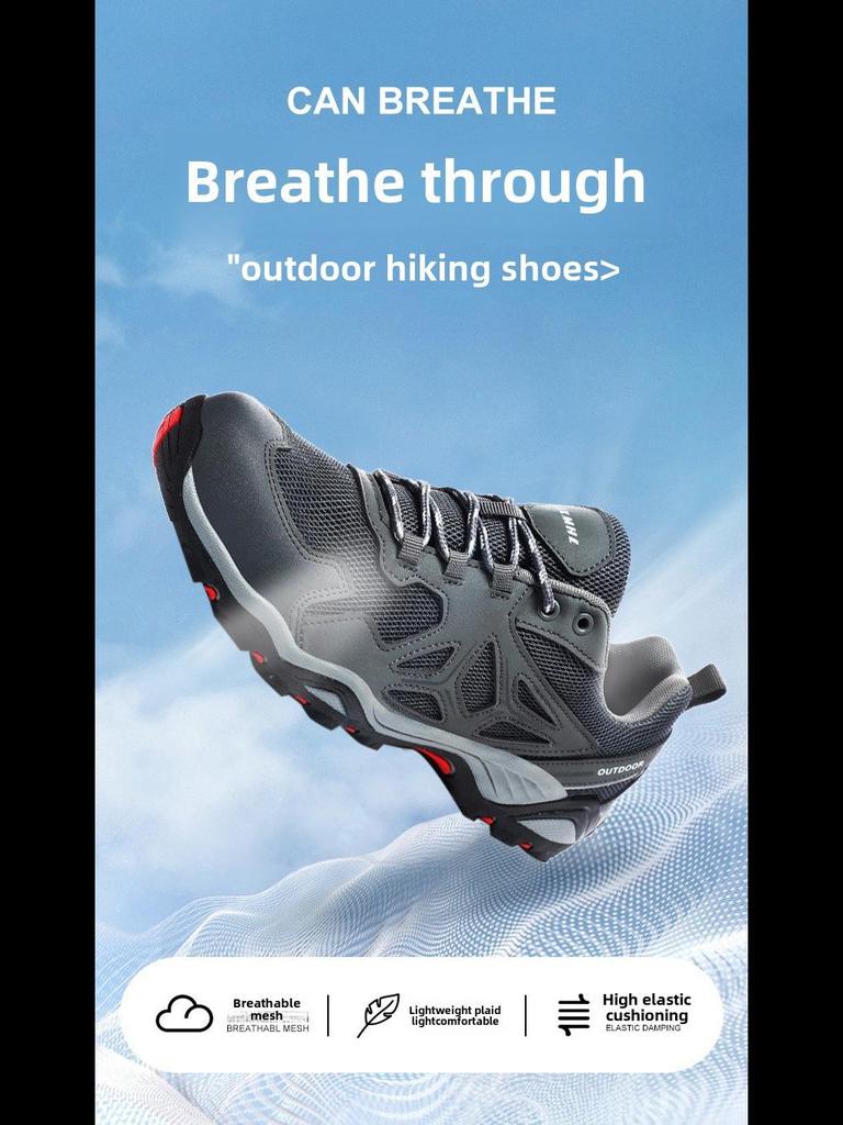 Spring/Summer Outdoor Hiking Shoes: Breathable Mesh for Men and Women