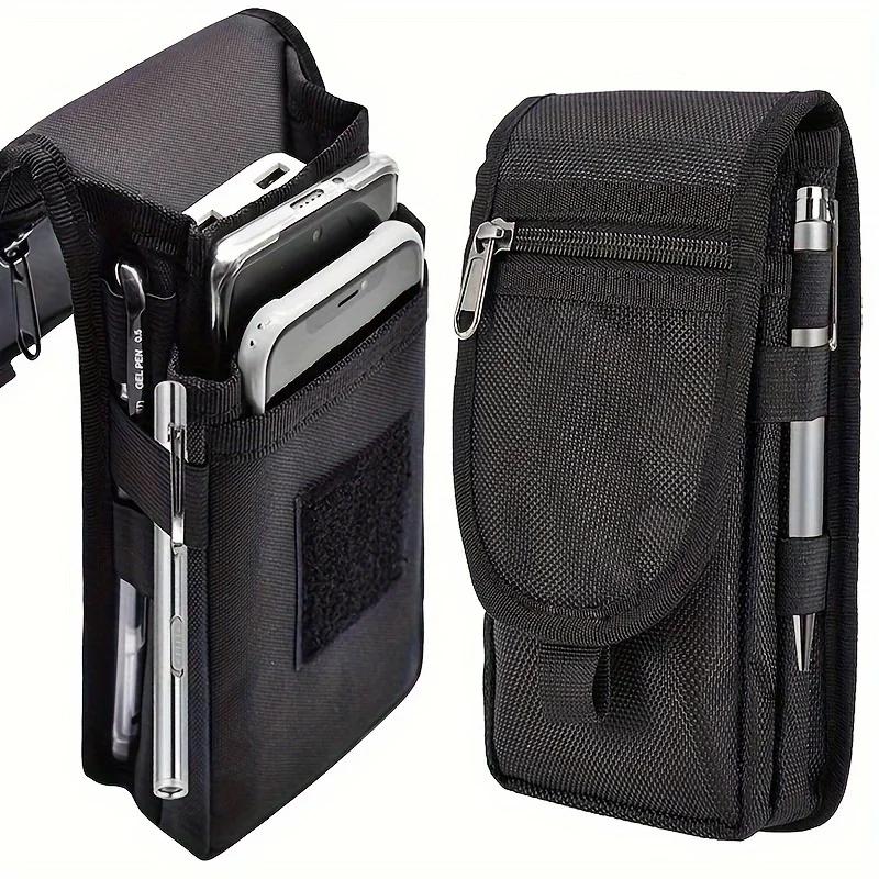 Borsa per Cellulare Borsa da Vita Casual Borsa per Penna Borsa da Vita per Cellulare da 6,3 Pollici con Chiusura a Cappuccio KTB