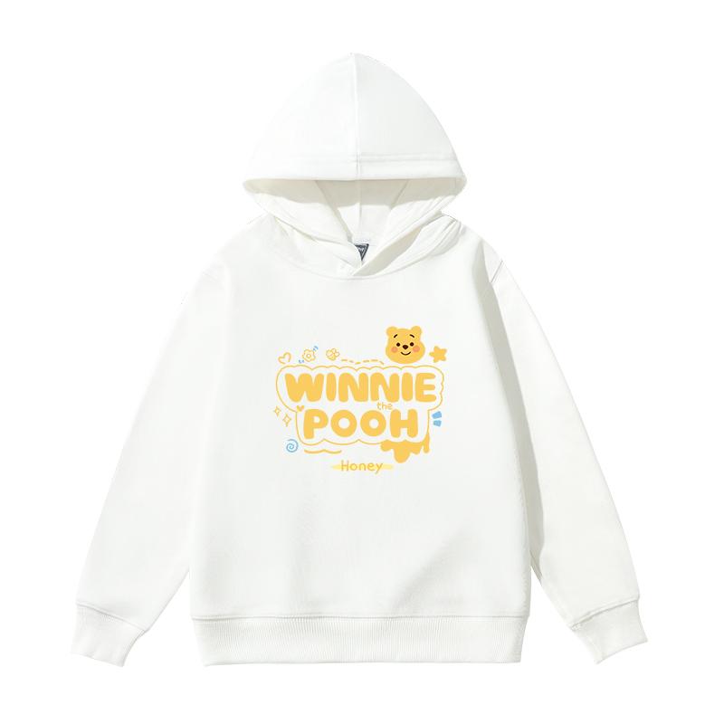 Bear letter printed autumn casual and comfortable hooded sweatshirt