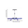 Fitness Equipment Non-Slip Thigh Workout Machine with Handlebar Stable