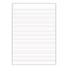 Showa Note Japonica Custom Study English 13 Lines Notebook, Practice, (3.5mm Ruled), Semi-B5, 5-Pack, 003132025