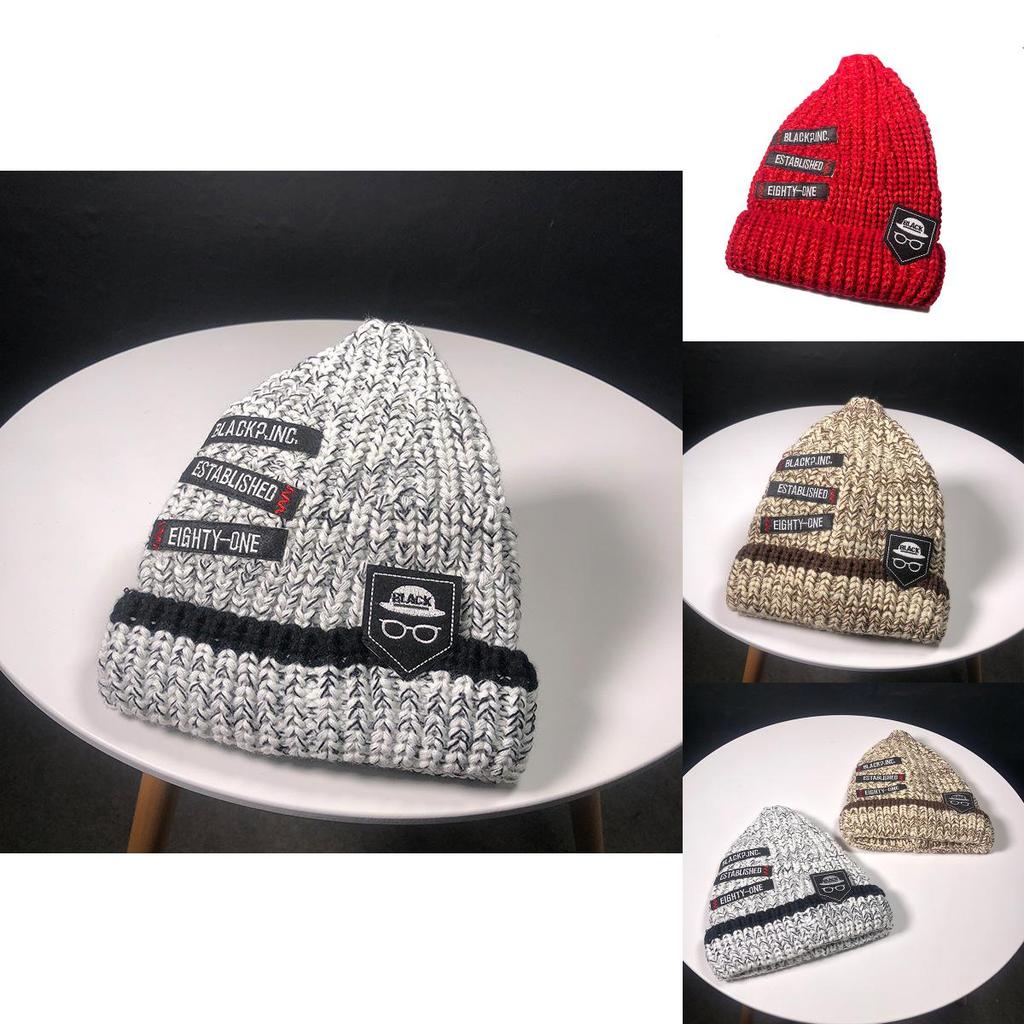 Fashionable Unisex Knitting Cap Hat With Embroidery Label For Hip-hop Enthusiasts