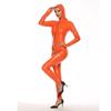 Women's Leather Bodysuit Latex Overall Catsuit Sexy Jumpsuit Full Body Suit Long Sleeve Body Leggings Erotic Lingerie Clubwear