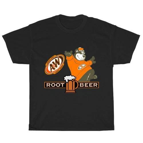 A & W Root Beer Logo American T-Shirt Funny Size S to 5XL