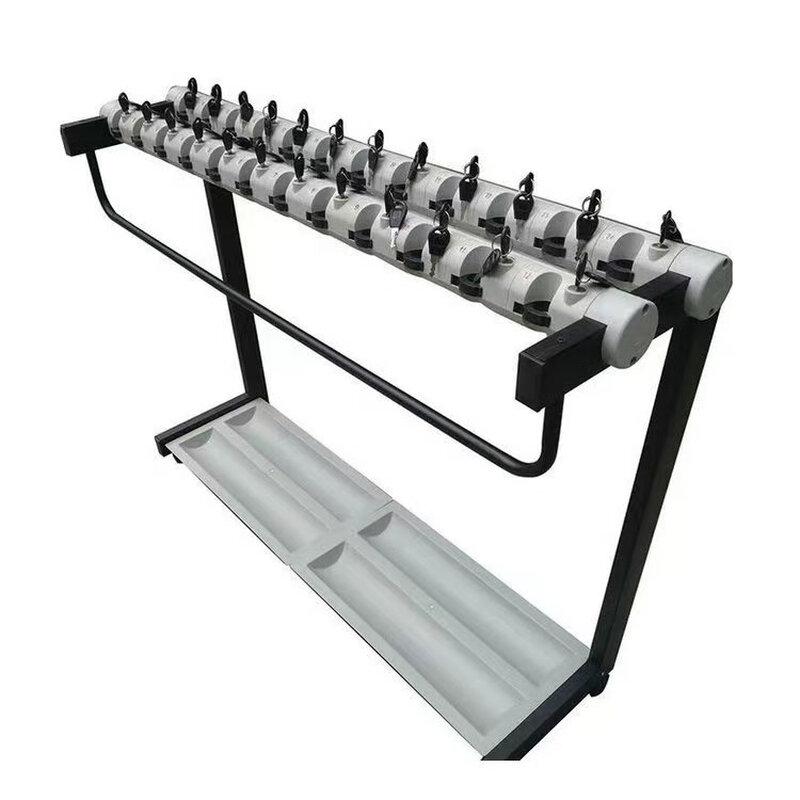 Commercial 24-Slot Umbrella Stand with Lock