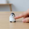 2 Pcs Miniature Penguin Figurines, Cute Tiny Resin Penguin Figures, Mini Arctic Animals Cake Topper for Fairy Garden, Micro Landscape, DIY Crafts