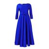 Damen Frühling/Sommer Neue Mode Temperament Binden Afrikanisch Übergröße Maxikleid Importiertes Kleid