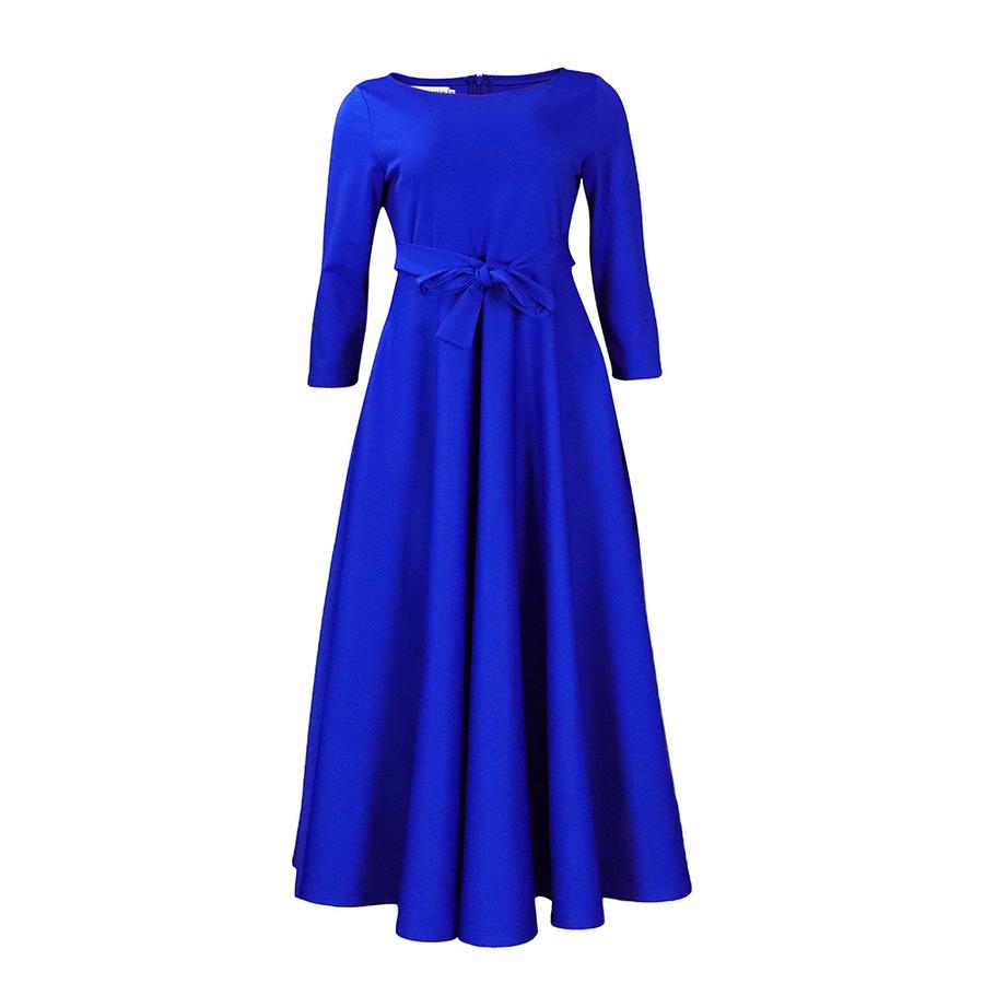 Damen Frühling/Sommer Neue Mode Temperament Binden Afrikanisch Übergröße Maxikleid Importiertes Kleid