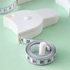 Portable 1PC Fitness Telescopic Health Tape Measure With Handle Torch Y-shaped Tape Measure Waist Circumference Tape Measure
