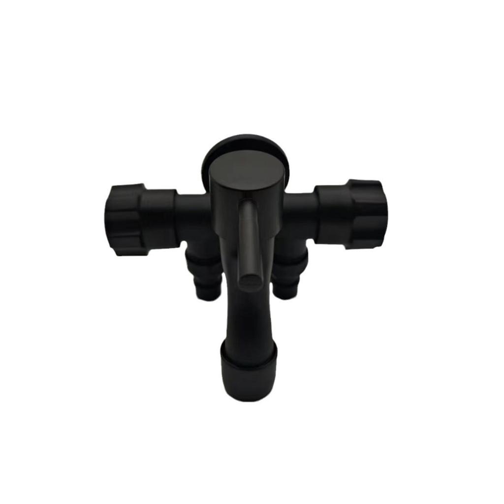 Three Outlet Not Corrosion Washing Machine Valves Steel Faucet With Individual Flows Control Upgrades for Home Plumbing