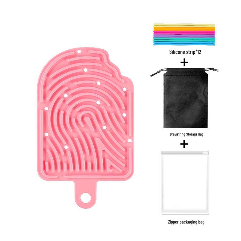 Kids' Space-Themed Sensory Ice Cream Puzzle Board