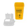 Tattoo Needle Sharps Danger Biohazard Collection Box Garbage Bucket Container
