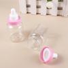 4pcs Pink Blue Baby Bottle Candy Box Transparent Mini Feeding Bottle  Baby Shower Party