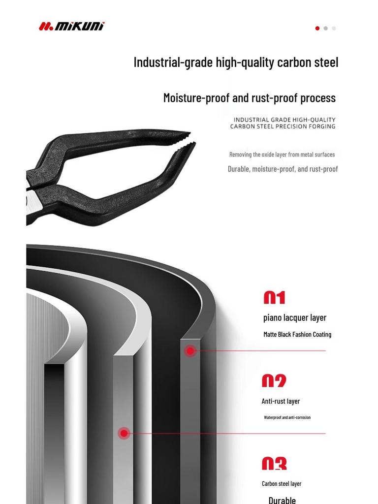 Multi-Purpose Diagonal Pliers: Wire Cutting, Oil Pipe Separation, Car Circuit Maintenance
