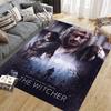 The Witcher Home Sofa Decoration for Living Room & Bedroom, Non‑Slip Play Flannel Floor Mat for Game Room