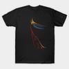 Herren Schwarzes T-Shirt mit Aufdruck Gesicht aus Eisen No-Cut Transferpapier Druck Baumwoll-T-Shirt