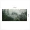 Non-slip Decorative Vinyl Mat Misty Pine Forest 120X60 Cm