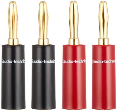 Plugue banana sem solda AT6301 audio-technica