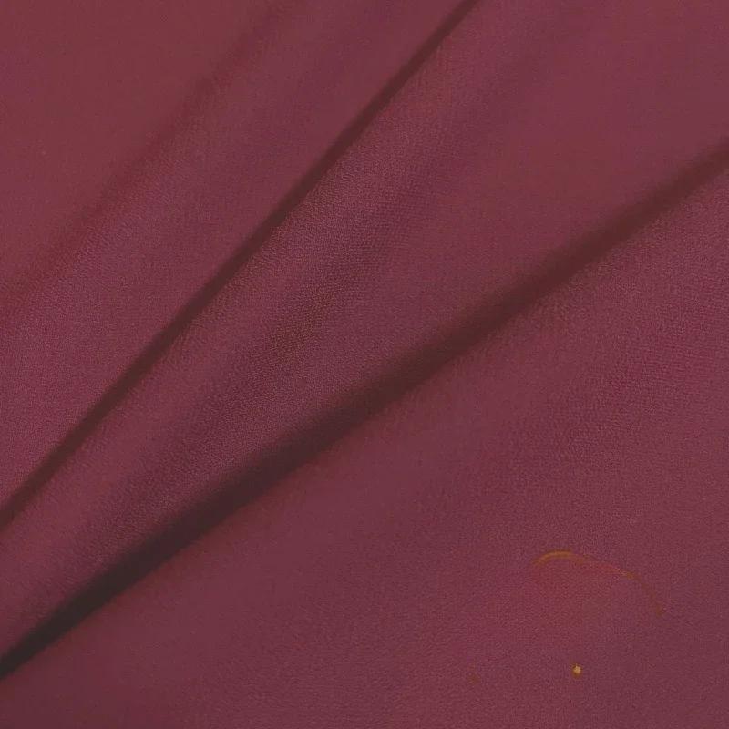 100x150cm Solid Color Chiffon Fabric Sheer Bridal Wedding Dress Lining Fabric Skirt Party Decorator Georgette Tulle Dress Fabric