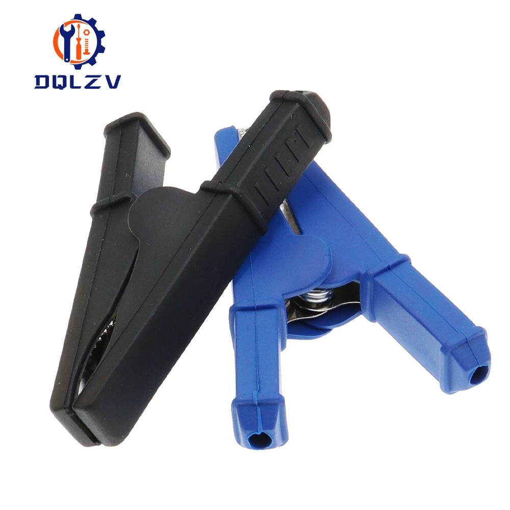 1PCS 75MM Insulated Crocodile Clip 50A Crocodile Clip Car Caravan Van Battery Test Lead Clips Alligator Clips