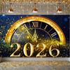 2026 מסיבת נושא שנה טובה באנר רקע שנה חדשה חגיגה מסיבת משפחה קישוט רקע צילום קישוט