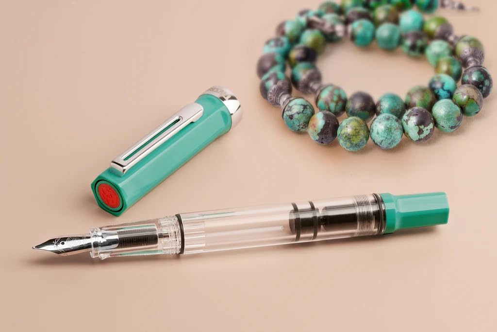 TWSBI Twisby Fountain Pen Eco Persian Green CT Inhalation Type Extra Fine EF TWC11026
