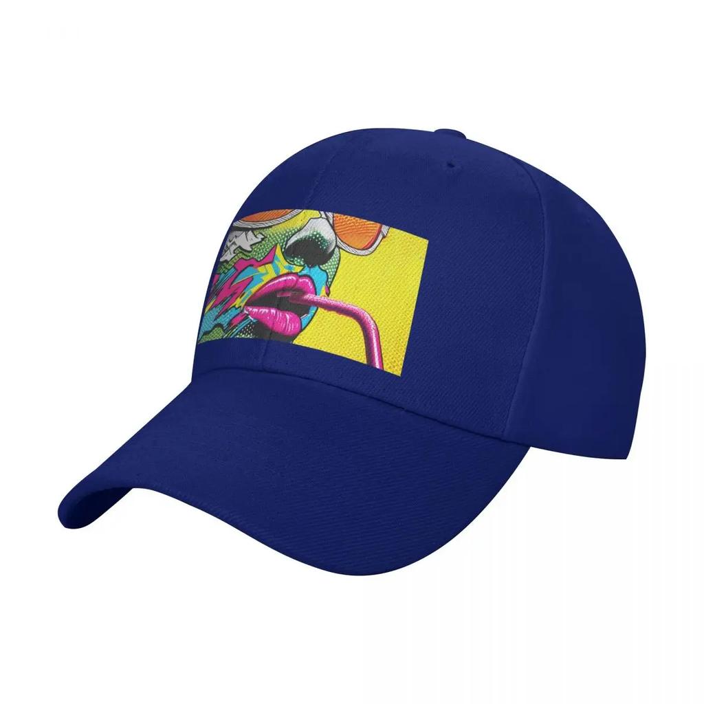 Neon Nostalgia A Sip of Synthwave Baseball Cap Sunhat Bobble Hat New Hat Uv Protection Solar Hat For Girls Mens