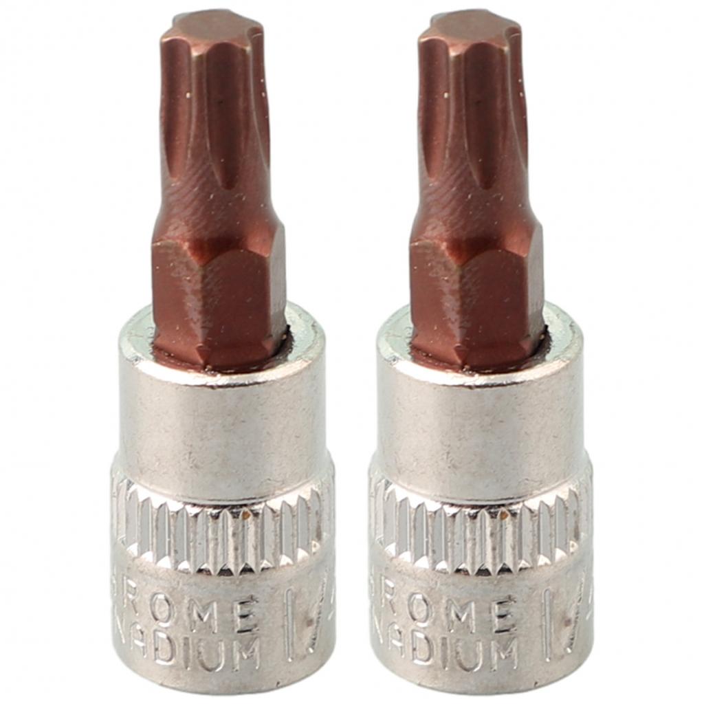Torx Bit Sockets T15 T20 T30 Torx Bit Sockets 1/4 \" Hex Shank