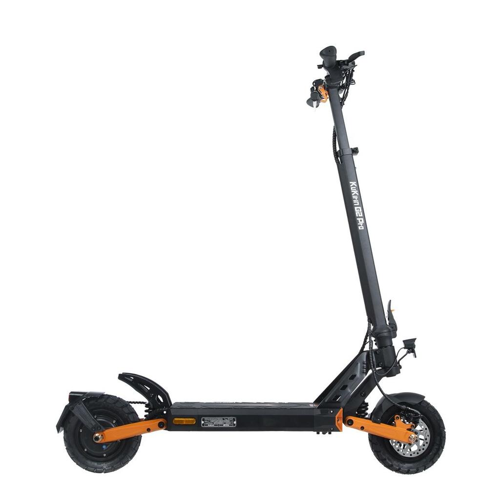 Faltbarer Elektroroller Kukirin G2 Pro (VMP), 500W Motor, 48V 15,6AH Akku, Höchstgeschwindigkeit 25 km/h, Reichweite 65 km, 9-Zoll-Reifen + 4 Geschenke