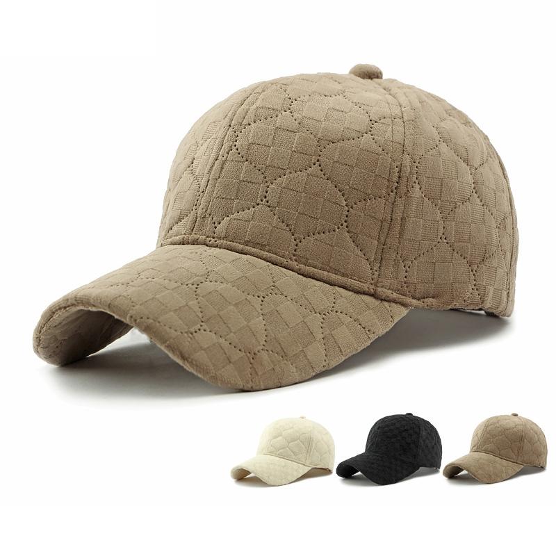 

Женская бейсболка осень-зима из вельвета, мужская теплая кепка с козырьком чёрный