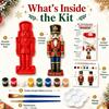 Christmas Craft Kit DIY Painting Craft Kit Gypsum Casting Plaster Casting Mold  Children Coloring