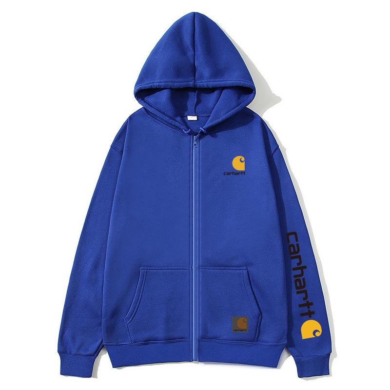 Carhartt Print Reißverschluss Hoodie für Damen & Herren: Trendige Herbst-/Winter-Oberbekleidung