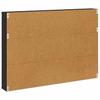 Magazine Shelf with Shelf Black Oak Effect 100 x 12 x 70 cm
